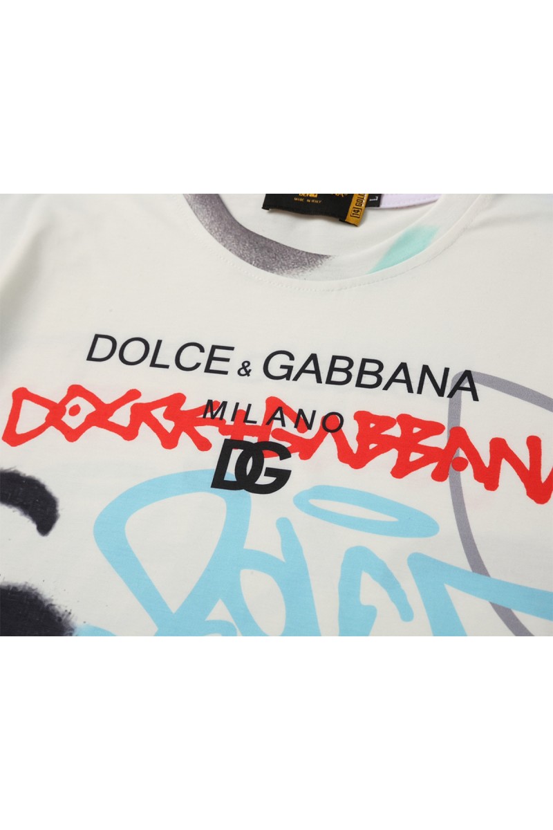 Dolce Gabbana, Men's T-Shirt, Colorful