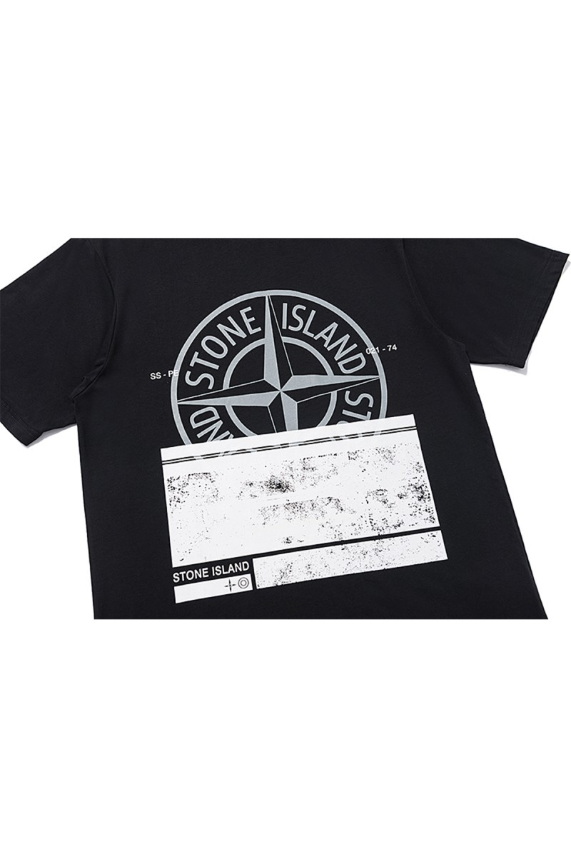 Stone Island, Men's T-Shirt, Black