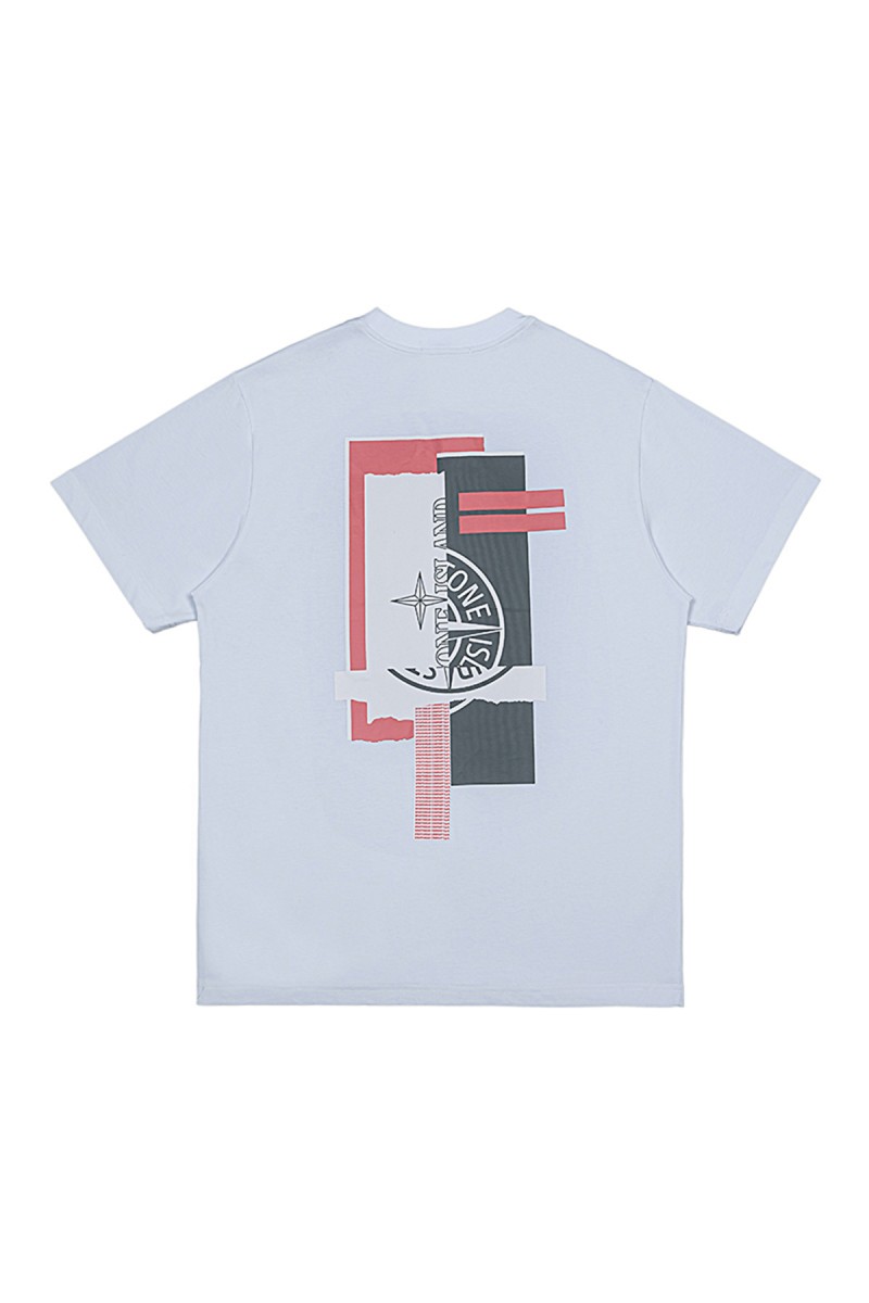 Stone Island, Men's T-Shirt, White