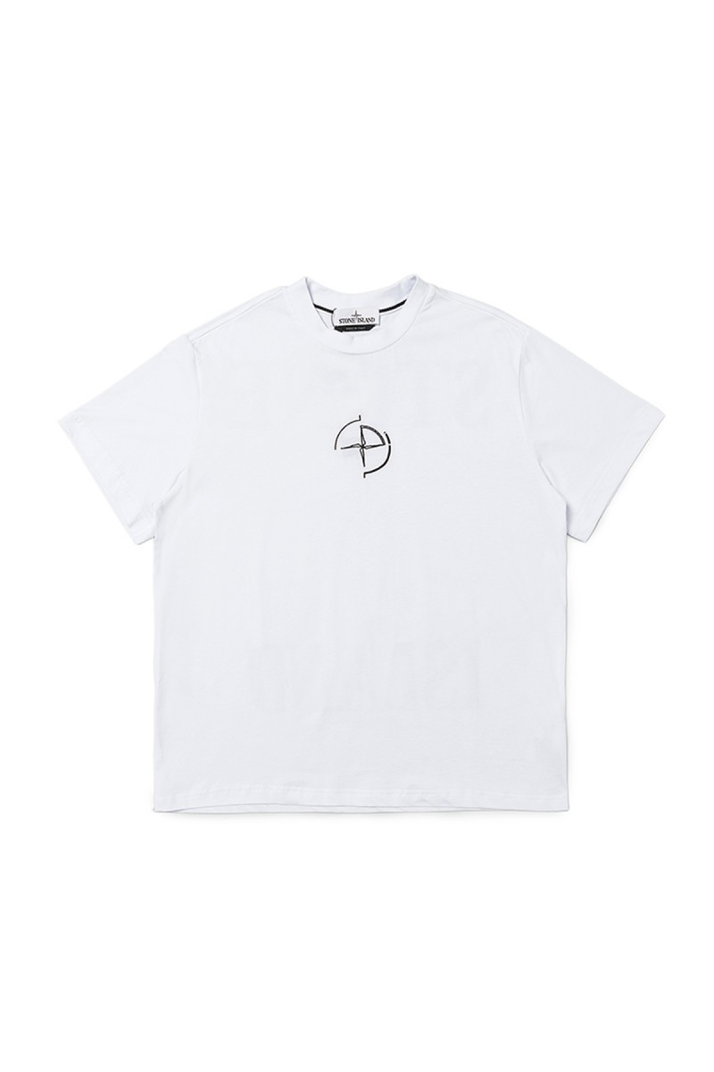 Stone Island, Men's T-Shirt, White