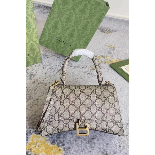 Balenciaga x Gucci, Women's Bag, Brown