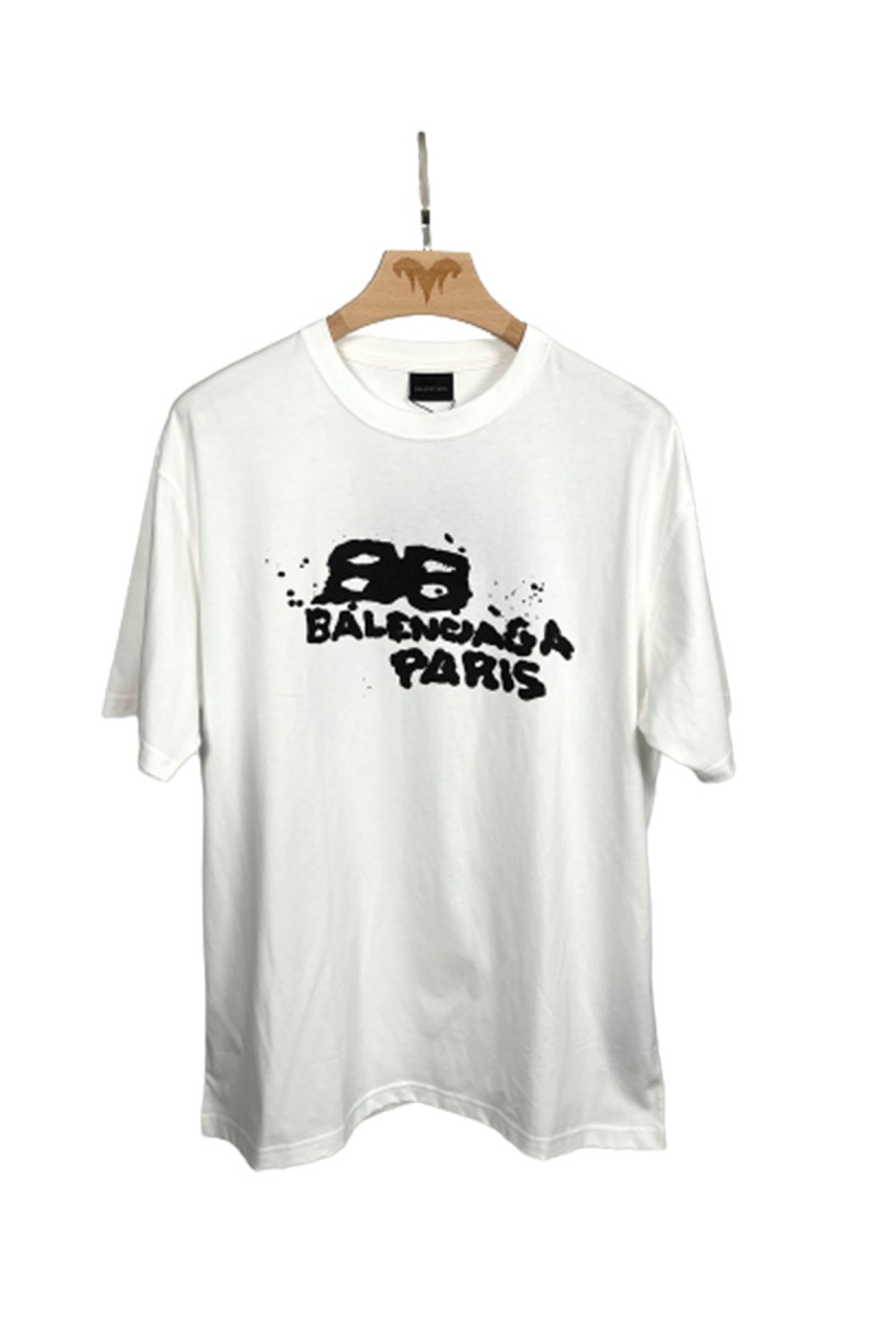 Balenciaga, Men's T-Shirt, White