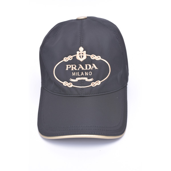 Prada, Unisex Hat, Black