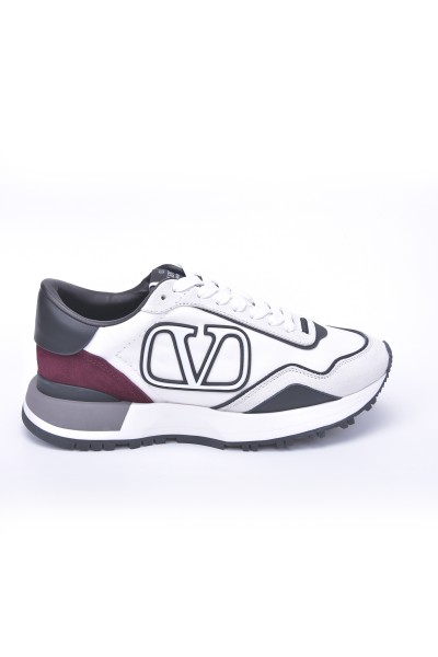 Valentino, Mesh Lacerunner, Men's Sneaker, White