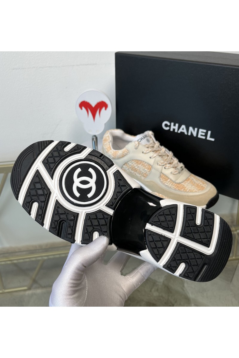Chanel, Men's Sneaker, Beige