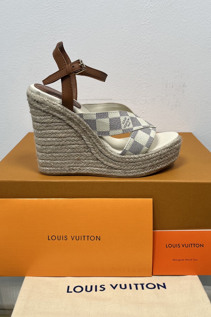Louis Vuitton, Women's Sandal, White