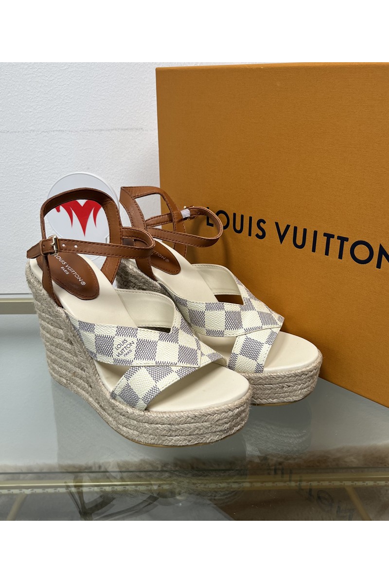 Louis Vuitton, Women's Sandal, White