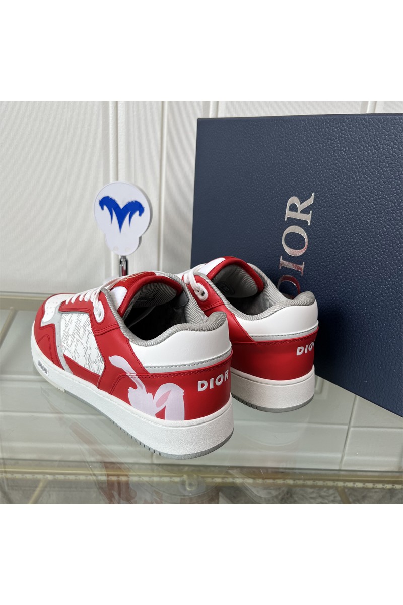 Christian Dior, B27,  Men's Sneaker, Red