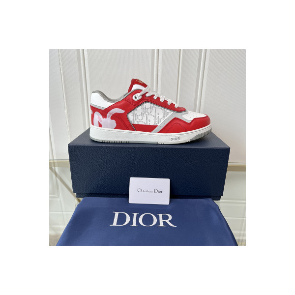 Christian Dior, B27,  Men's Sneaker, Red