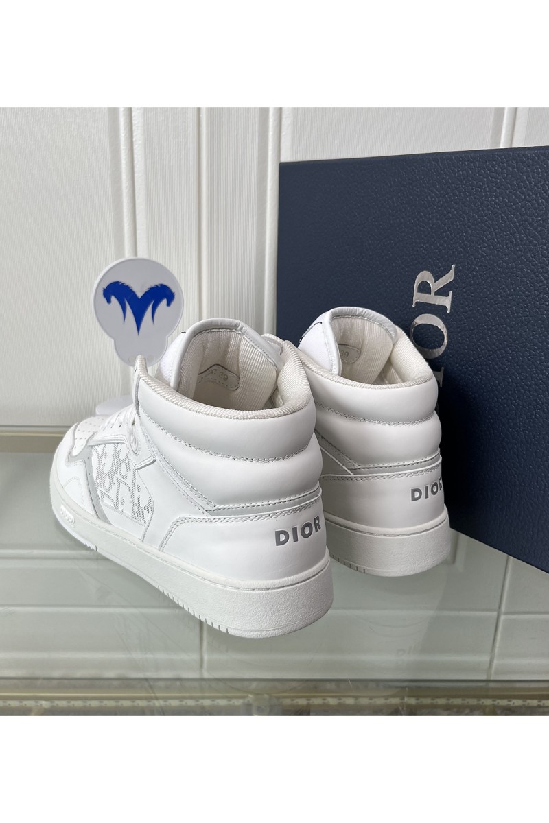 Christian Dior, B27 High Top,  Men's Sneaker, White