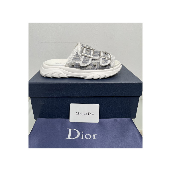 Christian Dior, Women's Slipper, Grey