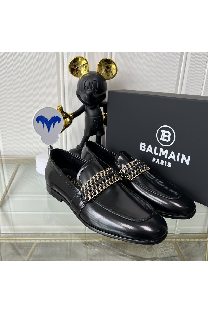 Balmain, Men's Loafer, Black