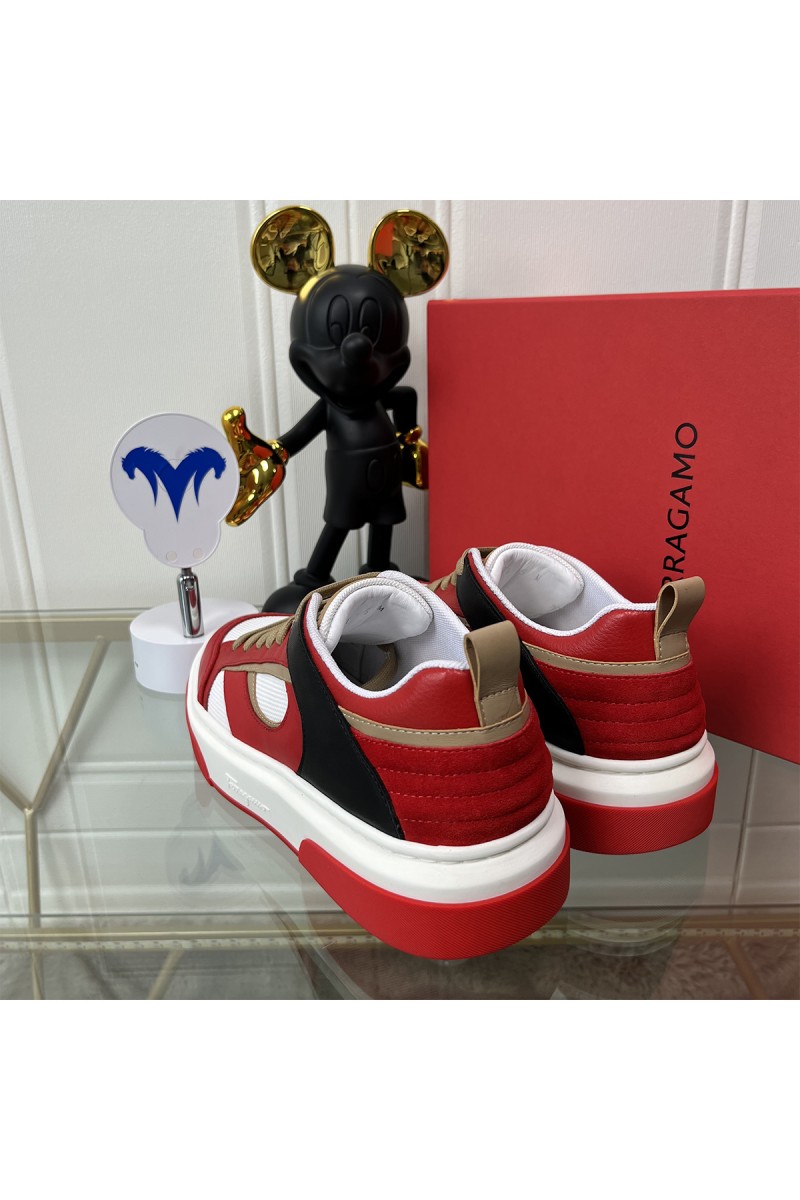 Salvatore Ferragamo, Men's Sneaker, Red