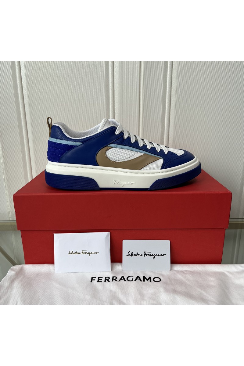 Salvatore Ferragamo, Men's Sneaker, Blue