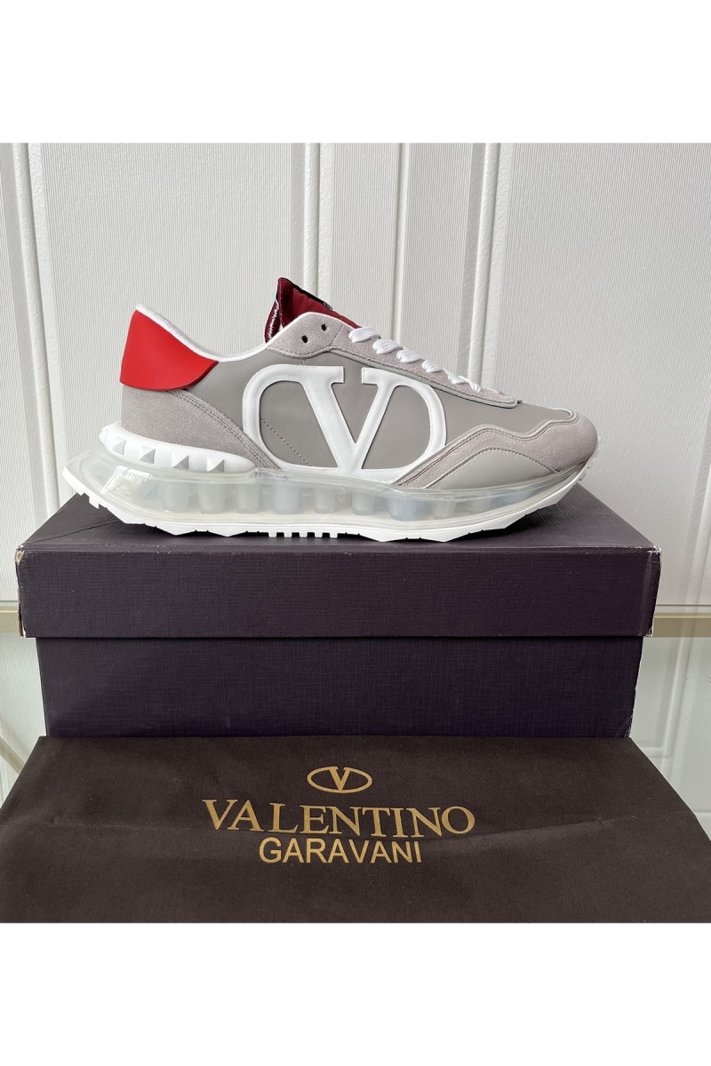 Valentino, Mesh Lacerunner, Men's Sneaker, White