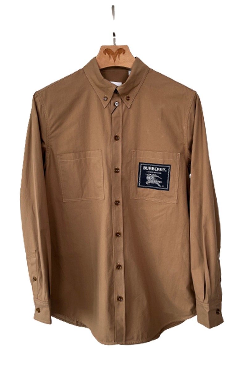 Burberry, Men's Shirt, Brown
