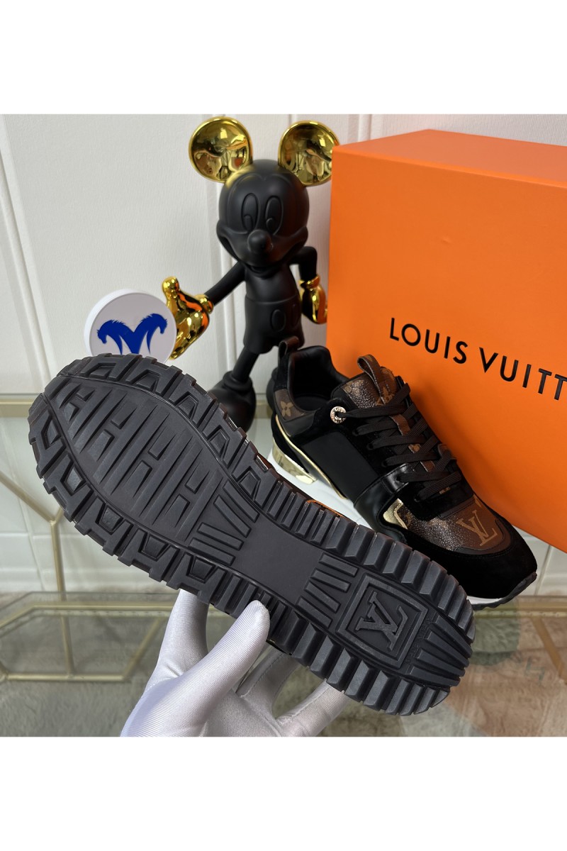 Louis Vuitton, Run away, Women's Sneaker, Black