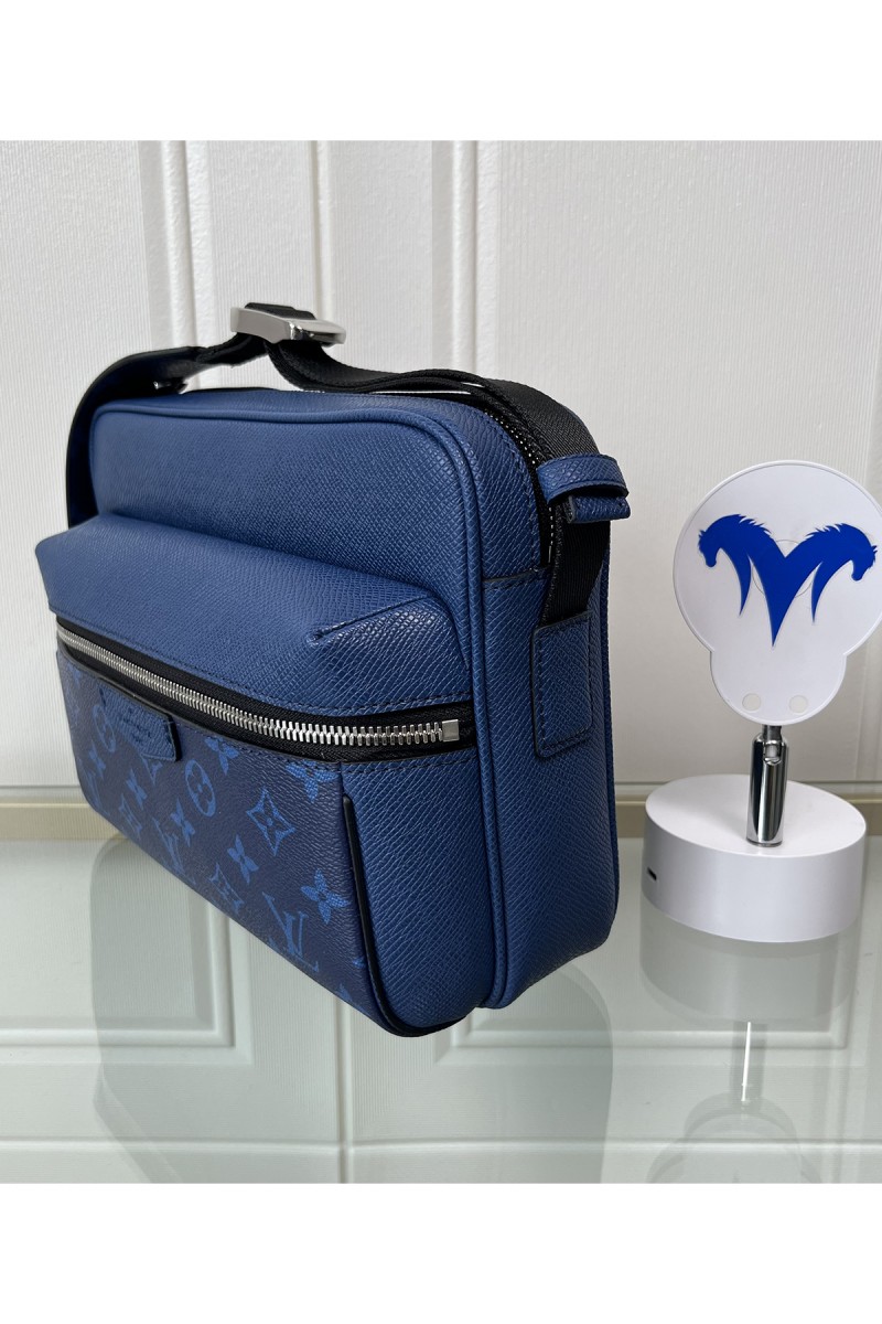 Louis Vuitton, Outdoor Messenger, Men's Bag, Blue