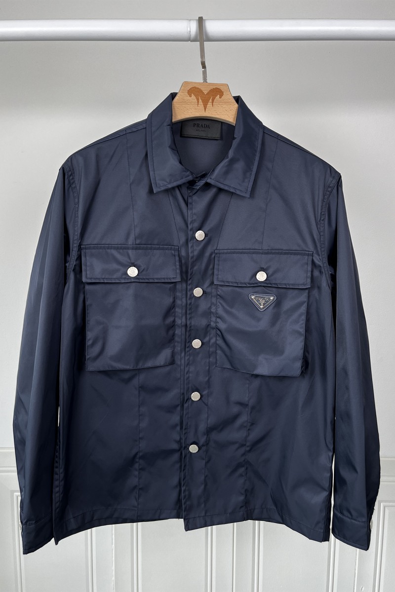 Prada, Men's Jacket, Navy