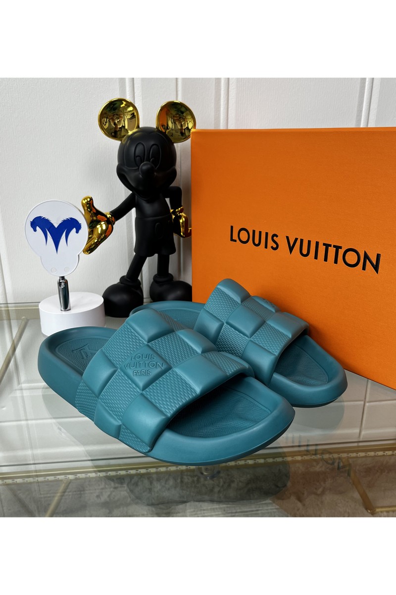 Louis Vuitton, Women's Slipper, Blue