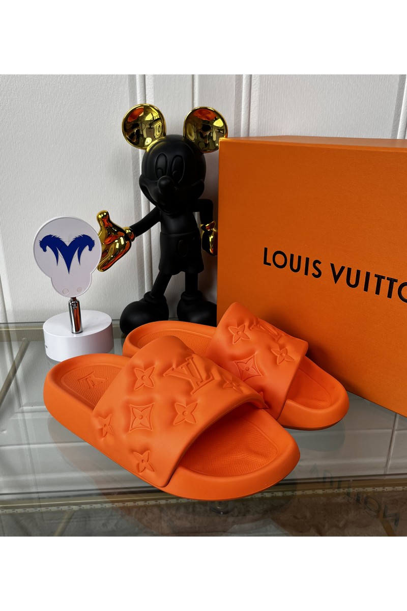 Louis Vuitton, Women's Slipper, Orange