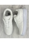 Louis Vuitton x Nike, Air Force, Men's Sneaker, White