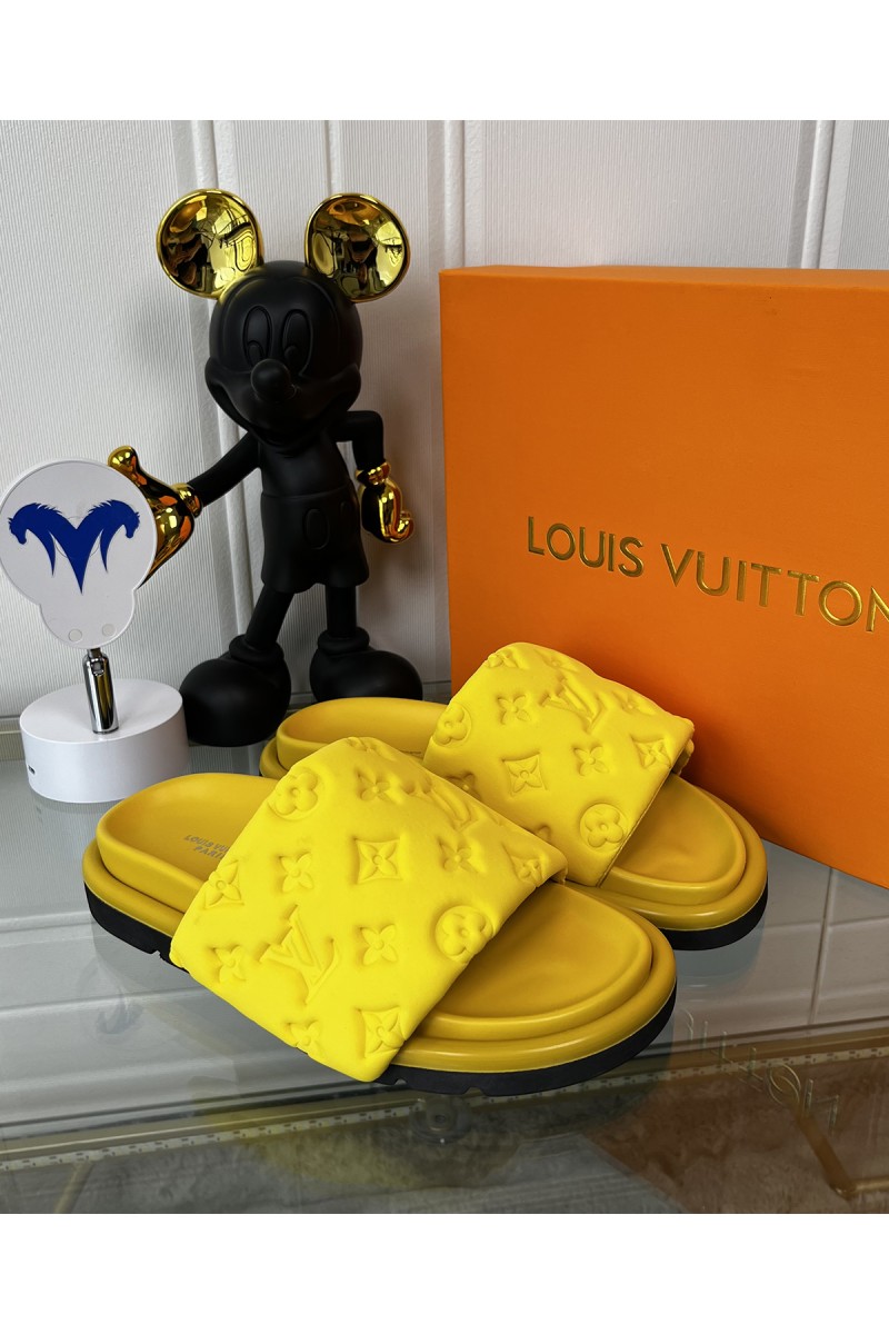 Louis Vuitton, Women's Slipper, Yellow