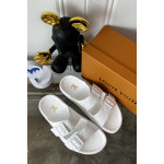Louis Vuitton, Men's Slipper, White