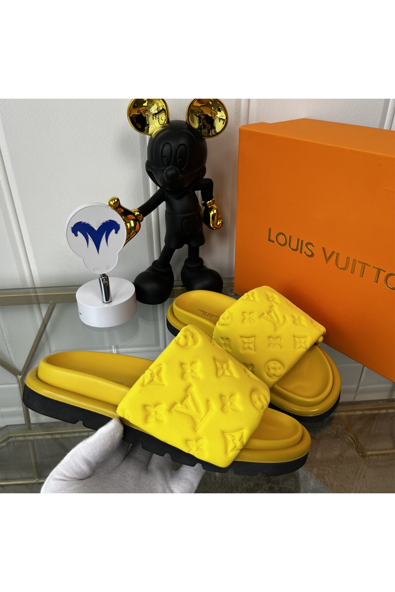 Louis Vuitton, Men's Slipper, Yellow