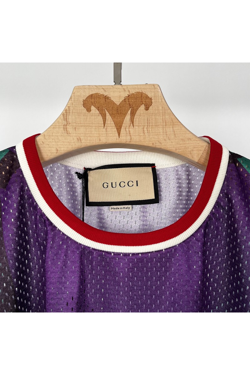 Gucci, Men's T-Shirt, Purple