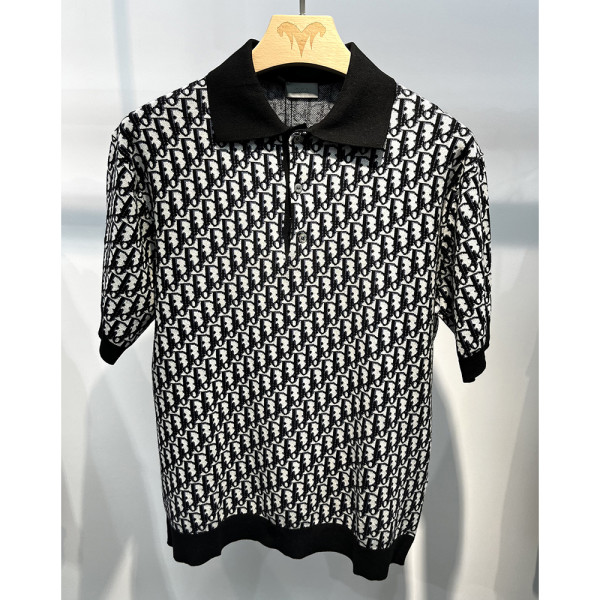 Christian Dior, Men's Polo, Black