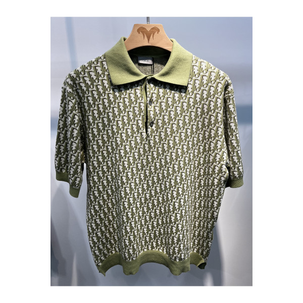 Christian Dior, Men's Polo, Green