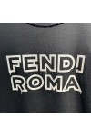 Fendi, Men's T-Shirt, Black