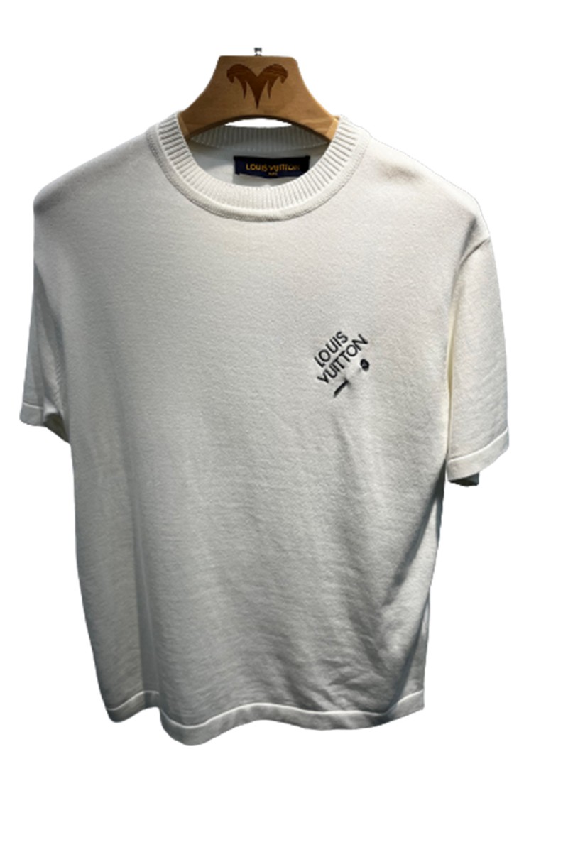 Louis Vuitton, Men's T-Shirt, White