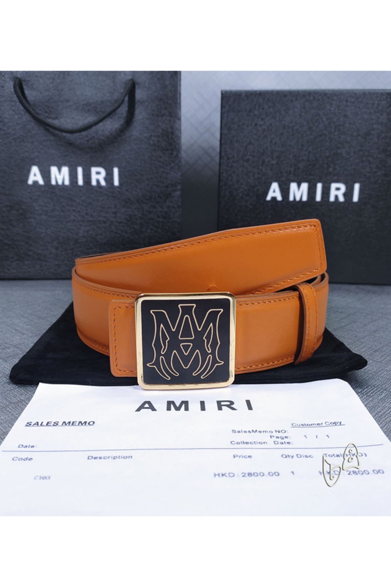 Amiri, Men's Belt, Orange