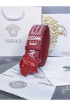 Versace, Men's Belt, Red