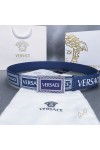 Versace, Men's Belt, Blue