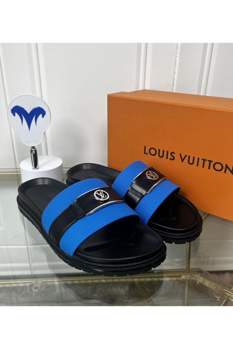 Louis Vuitton, Men's Slipper, Blue