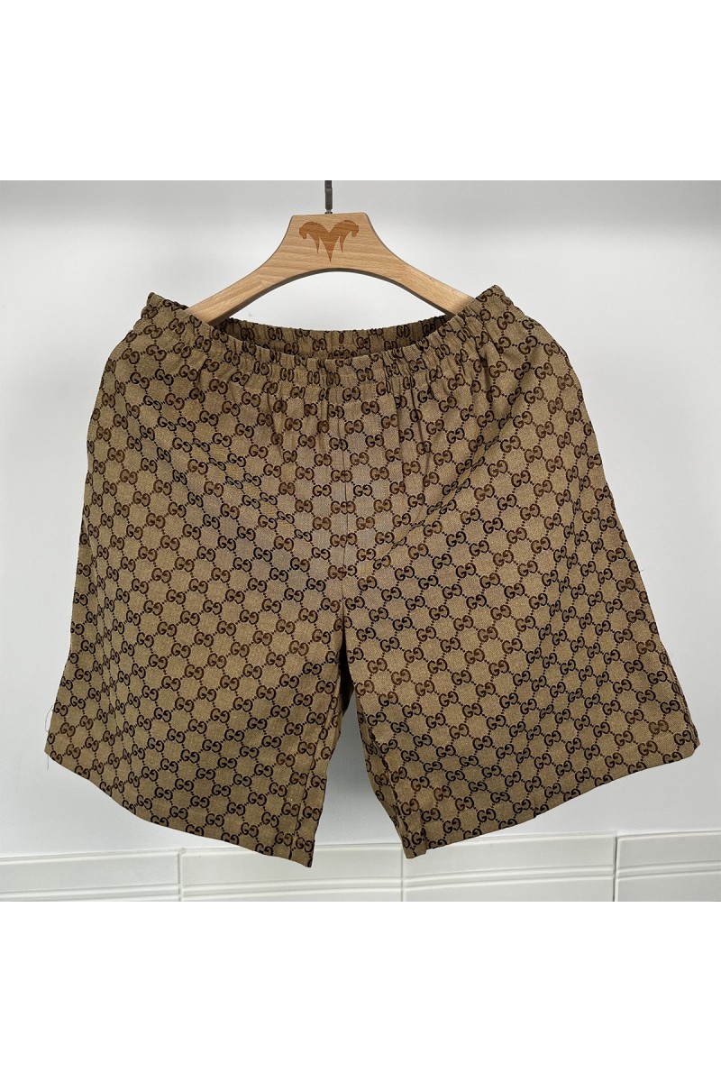 Gucci, Men's Short Suit, Brown