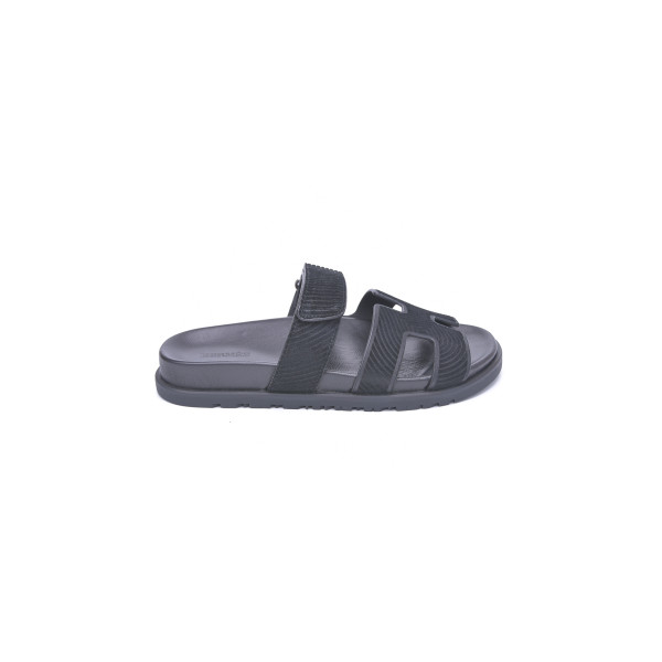 Hermes, Chypre, Men's Slipper, Black