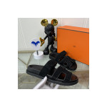 Hermes, Chypre, Men's Slipper, Black