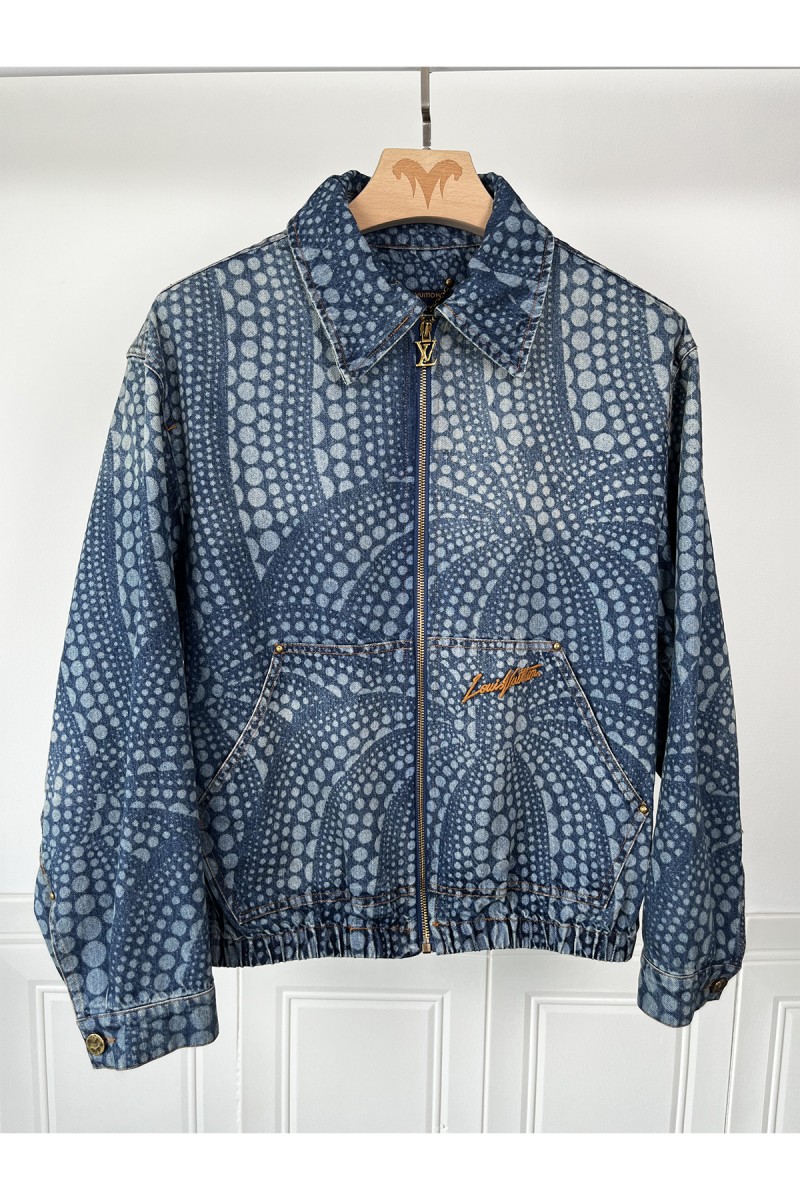 Louis Vuitton, Men's Denim Jacket, Blue