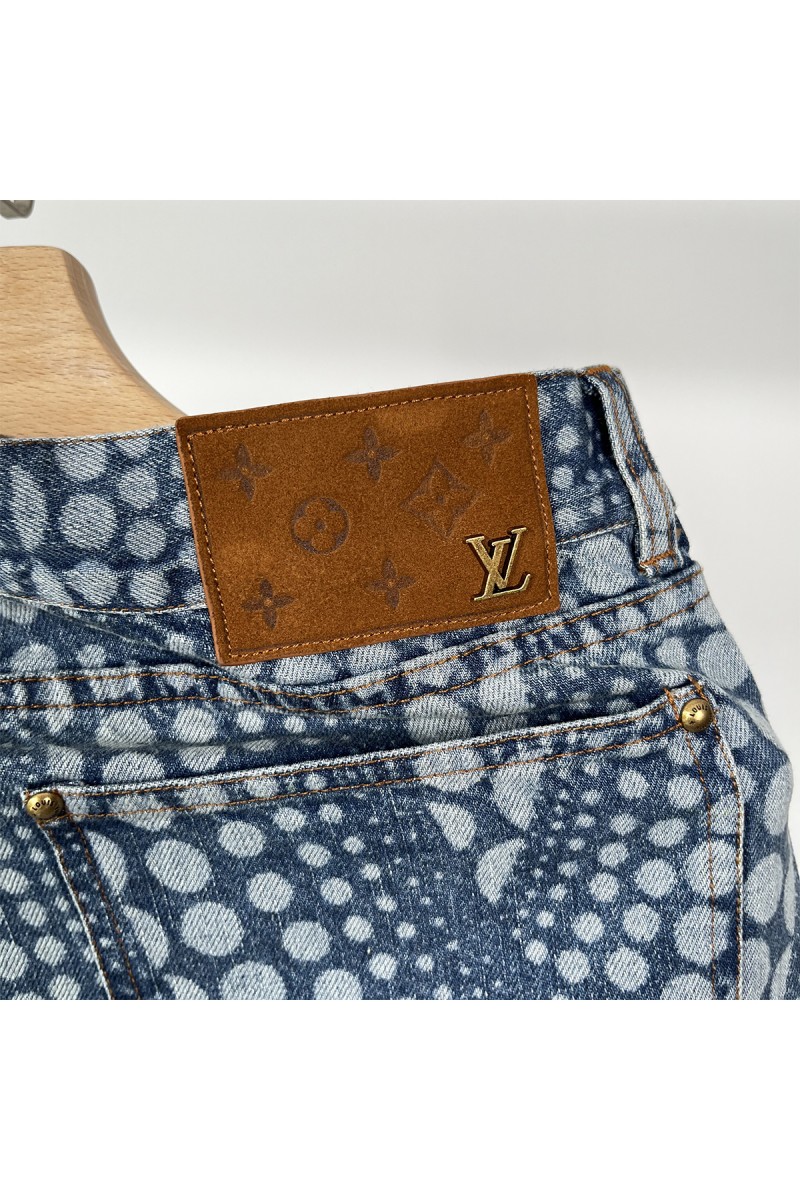 Louis Vuitton, Men's Jean Suit, Blue