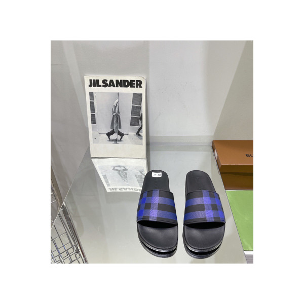 Burberry, Men's Slipper, Blue