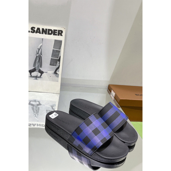 Burberry, Men's Slipper, Blue