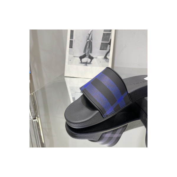 Burberry, Men's Slipper, Blue
