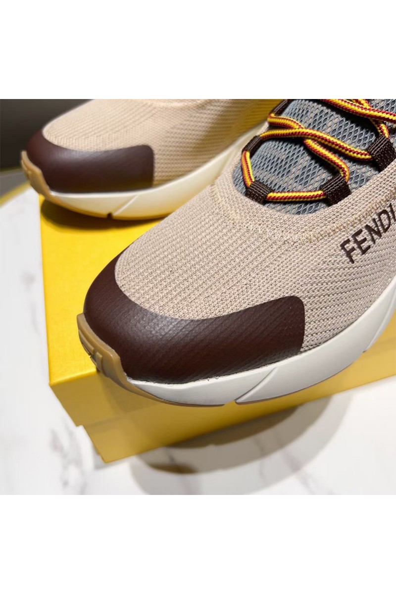 Fendi, Men's Sneaker, Beige