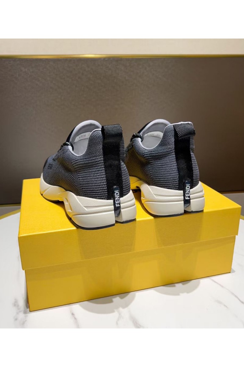 Fendi, Men's Sneaker, Grey