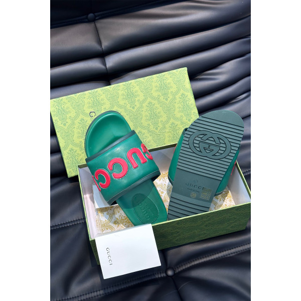 Gucci, Men's Slipper, Green