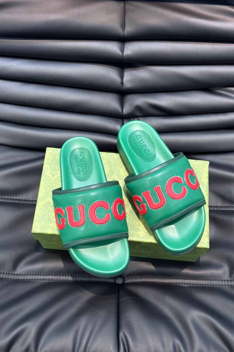 Gucci, Men's Slipper, Green